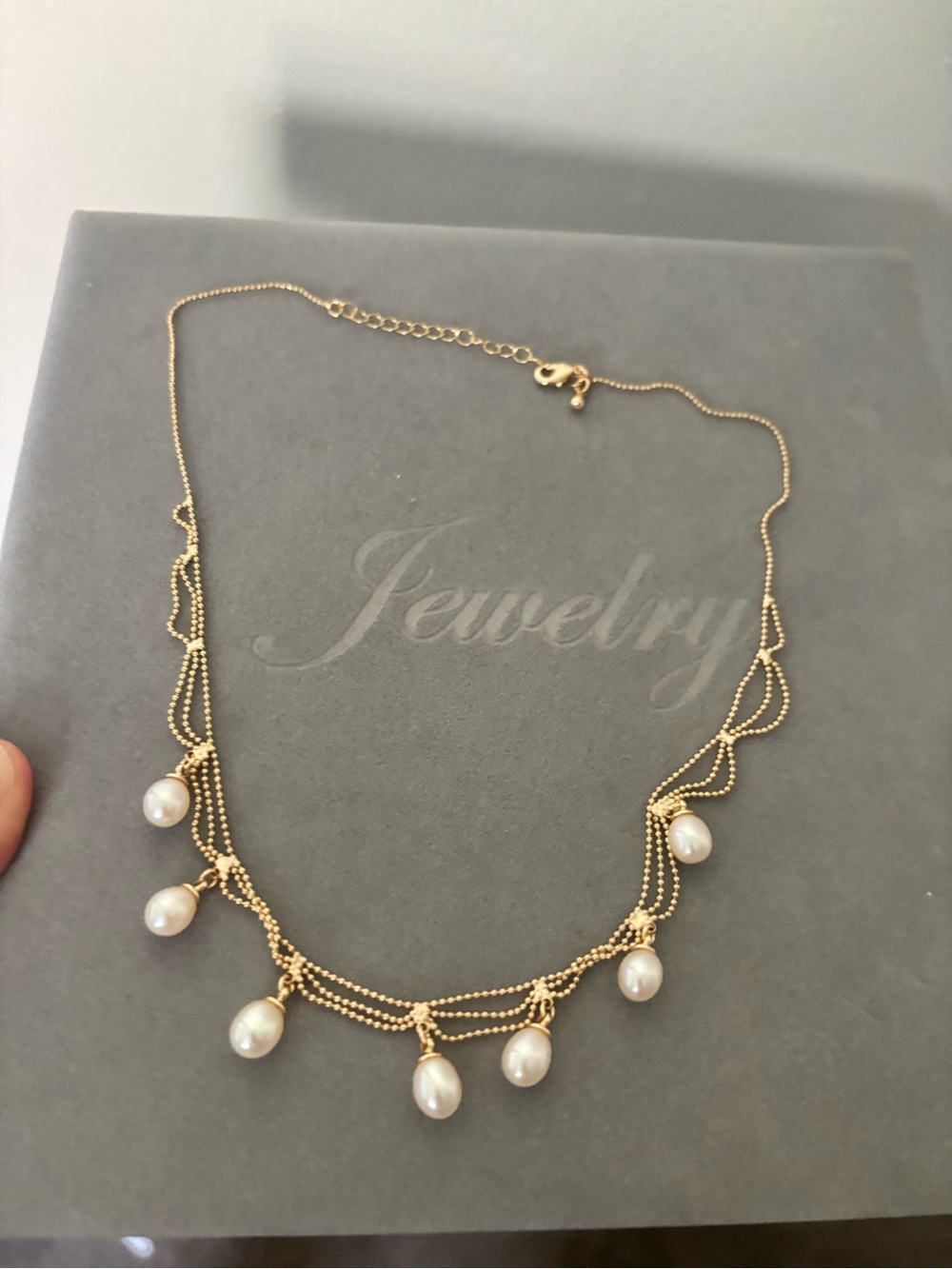 Fresh water real pearls 14K gold filled